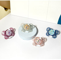 Vente en gros Nouvelle sucette pour bébé avec motif animal sans BPA Forme de mamelon Design tendance pour 0-12 mois personnalisé