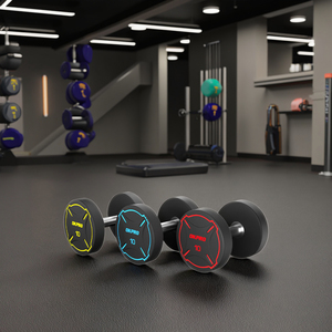 OKPRO High Quality Wholesale Custom Gym Strength Training TPU Urethane <strong>Dumbbells</strong> - Product Image 6