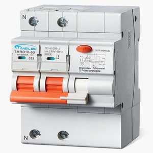 TMRO10-63 ตัวล็อคเบรกเกอร์วงจรขนาดเล็กชนิดแม่เหล็กไฟฟ้า 63a 2p กระแสตรง - Product Image 3