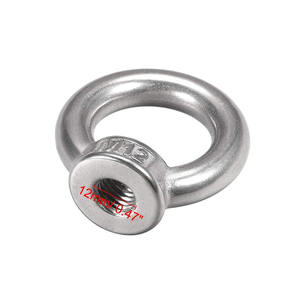 Écrou <span class=keywords><strong>à</strong></span> œillet robuste en acier inoxydable DIN582 - Écrou de levage poli avec base <span class=keywords><strong>à</strong></span> collier pour applications marines, industrielles et de camping-cars - Product Image 6
