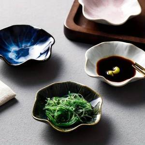 Groothandel Japanse Huishoudelijke Creatieve Vintage Dip Plaat Porseleinen Servies <span class=keywords><strong>Sakura</strong></span> Vorm Soja Dompelen Keramische Sojasaus Schotel - Product Image 5