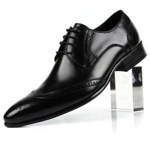 Chaussures de ville en cuir de vachette à bout pointu, à enfiler, pour le bureau et la carrière, avec doublure anti-odeur, embout renforcé, soutien de la voûte plantaire, imperméables - Product Image 2