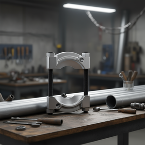 ที่ยึดท่อ FG 166/3 สำหรับเครื่องจักรทำท่อ ตัวหนีบโลหะพร้อมสลักเกลียวปรับได้ - Product Image 3