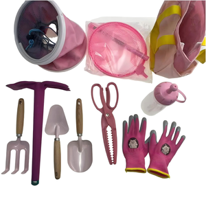 Großhandel 10 Stück umwelt freundliche Kinder Gartengeräte Set enthält Schaufel Gießkanne Handschuhe-perfektes Geschenk für Vorschul jungen OEM - Product Image 1