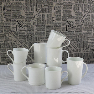 Produits en gros : Tasses à café en céramique blanches de 10 oz et 11 oz, tasses vierges pour sublimation - Product Image 4