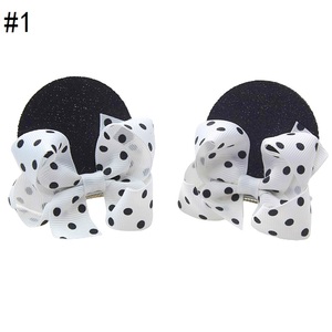 Pinces à cheveux Minnie anniversaire, nœuds de cheveux, queue de cochon, pompon oreilles pour enfant en bas âge, accessoires pour fille - Product Image 2