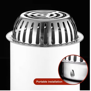 YOTO acciaio inox nuovo Design cavo spina convesso di scarico pavimento smalto argento blocco pavimento liscia scarico pavimento - Product Image 6