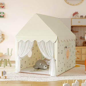 Logo personalizzato al coperto per le ragazze ragazzi piccola <span class=keywords><strong>tenda</strong></span> castello casa per il bambino letto separato casa 2 persona <span class=keywords><strong>tenda</strong></span> estiva - Product Image 4