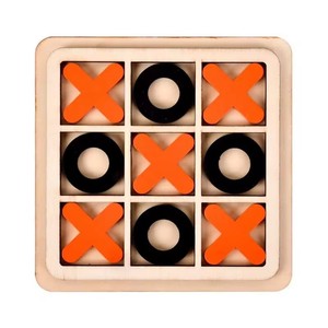 Juego de Mesa de Tic-Tac-Toe de Madera de Nueve Cuadrados <span class=keywords><strong>XO</strong></span>, Juguete Educativo para Niños, Juguetes de Educación Temprana - Product Image 4