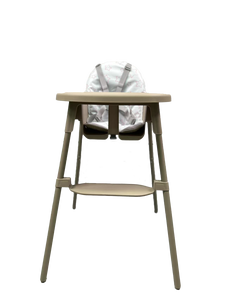 Chaise haute pour bébé en plastique et acier réglable en hauteur, chaise d'alimentation pour bébé sur mesure, conception simple avec support - Product Image 2
