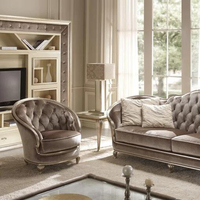 Canapé d'angle moderne de luxe sur mesure à deux places avec rangement pour appartement, villa, salons, revêtement en tissu, structure en bois massif