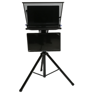 Téléprompteur <span class=keywords><strong>double</strong></span> écran 20 pouces pour studio de diffusion en direct, verre optique HD, système de miroir automatique intégré, qualité commerciale, fabrication sur mesure - Product Image 1