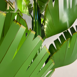 Lampe de décoration unique, lampe personnalisée inspirée de la nature, lustre LED en forme de feuille de <span class=keywords><strong>bananier</strong></span>, lumière d'arbre - Product Image 5