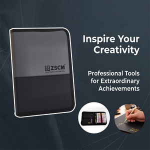 Set di 48 Penne Gel Colorate in Acrilico Portatili con Scatola Portaoggetti e Sketchbook Nero, Adatte per Disegno Artistico, Diario, Fai-da-Te e Artigianato - Product Image 1