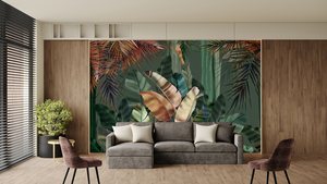 Buona vendita film texture arti murali alberi verdi decorazione murale 3d carta da parati decorazione per la casa confortevole sensazione di carta da parati - Product Image 6