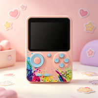 Console de jeu portable G5 avec grand écran de 3,0 pouces, 500 jeux classiques intégrés, console de jeu vidéo rétro miniature HD