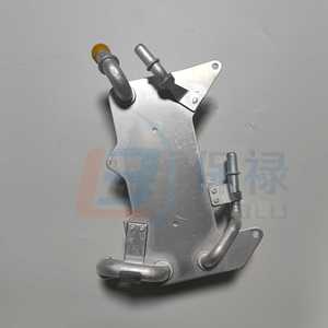 เครื่องทำความเย็นน้ำมันเครื่อง เครื่องทำความเย็นเกียร์ 4H0317021T ระบายความร้อนด้วยน้ำ สำหรับออดี้ A6 A8 09-18 29x19.2x10 ซม. - Product Image 2