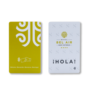 Tarjetas DE ACCESO NFC reutilizables con certificación CE para sistema de hotel inteligente tarjetas de llave programables encriptadas <span class=keywords><strong>TARJETA</strong></span> DE PVC duradera - Product Image 2