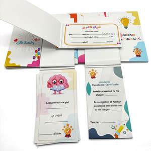 Anpassbare Personalisierte Karton-Papierkarten Offset-Gedruckt mit Perforationslinie Geschäftsförderung Rechnungsbuch - Product Image 4