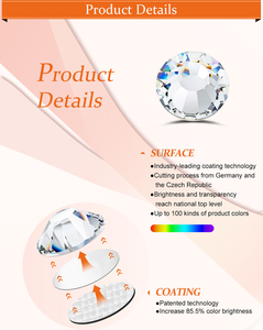 YHB Brillantin Kristall Nagelcharms Flache Rückseite Hotfix Rhombus-förmige Strass-Steine für Schuhe, Taschen, Handys, Stoffe und Kleidung - Product Image 3