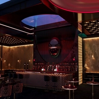 Lumières DJ colorées pour boîte de nuit, ensembles de meubles de bar en bois, meubles de salon en métal, bar de boîte de nuit avec éclairage LED