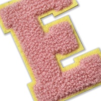 Patchs brodés thermocollants en chenille douce de haute qualité, design personnalisé, pour vêtements, fabriqués en Chine