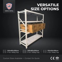Schwerlast-Stahlregal ohne Schrauben, Lochplatten-Regalsystem, Lagerorganisator