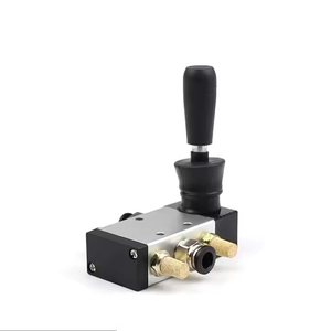 공압 제어 밸브 4H230C-08 수동 밸브 4H230E P 3 위치 5 방향 핸드 레버 밸브 - Product Image 2