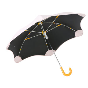 <span class=keywords><strong>Coin</strong></span> rond Nouveau Design Petits Enfants Sécurité Facile Ouvert Enfants Parapluie Avec Tissu Enduit Noir - Product Image 1