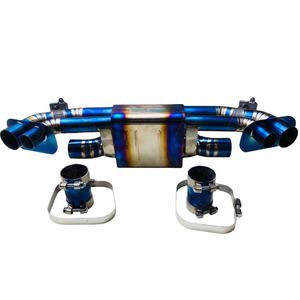 Hochwertiger Titanium Blue Burnt Valved Catback Schall dämpfer Auspuff für Porsche 992 Carrera - Product Image 1