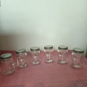 Bottiglia di vetro per liquore piccola portatile sigillata Mini barattolo per alimenti <span class=keywords><strong>caffè</strong></span> tazza di vetro per <span class=keywords><strong>caffè</strong></span> al miele con manico e coperchio 35 <span class=keywords><strong>ml</strong></span> 120 <span class=keywords><strong>ml</strong></span> - Product Image 5