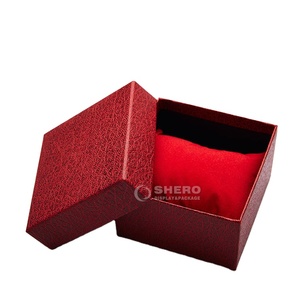 Elegant Luxury Premium Durable Leatherette <b>Watch</b> <b>Case</b> Custom Color Size for <b>Watch</b> Collection Retail Display <b>Watch</b> Box - Product Image 1