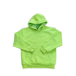 เสื้อสเวตเชิ้ตสีเขียวมะนาวสำหรับผู้หญิง แขนยาว ผ้าฝ้ายถัก มีกระเป๋าหน้า เหมาะสำหรับใส่ในฤดูใบไม้ร่วง - Product Image 1
