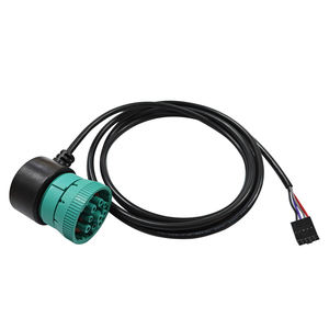 Personalizado 90 grados J1939 Cable OEM OBD <span class=keywords><strong>2</strong></span> Aplicación de automóvil Material de aislamiento de PVC Certificado ROHS OBD <span class=keywords><strong>2</strong></span> Arnés de cableado - Product Image 1