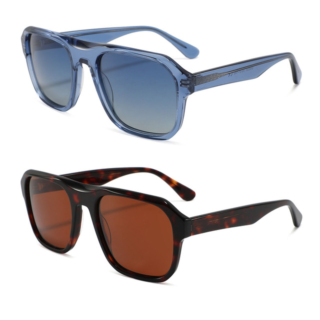 Acetate Sunglasses 2023 Men Women Custom Luxury logo Brand Label Polarized Sunglasses