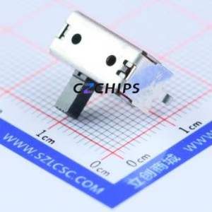 SSSF111800 Slide Switch Through hole Component (THT) Switch Single Pole Double Throw Rectangle Pin Header PC Pin 14mm - Product Image 1
