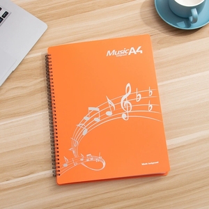 Wholesale PP Cover A4 Coil <b>Music</b> Sheet Holder Multiple‑color Options Transparent Sleeve <b>Music</b> Folder For <b>Music</b> School Supplies - Product Image 6