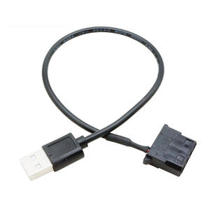 สายชาร์จพัดลม cantell USB <span class=keywords><strong>2</strong></span>.0ตัวผู้ถึง<span class=keywords><strong>3</strong></span>พิน/4ขาสายไฟสำหรับพัดลมคอมพิวเตอร์พีซีขนาด30ซม. - Product Image 1