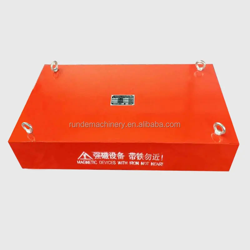 RCYB-20 mobile strong suspended conveyor belt magnetic separator