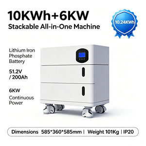 Batteria al Litio LiFePO4 51.2V 200Ah 10.24kWh Impilabile a Parete con Inverter Solare Ibrido BMS RS485 per Accumulo Energetico Domestico, Disponibile in Stock UE - Product Image 6