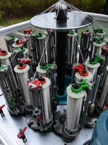 آلة صنع الكابلات والأسلاك ذات 16 ناقلاً من مصنع شوزو هينغهوي للآلات المجدولة، طراز KBL16-4-90، آلة تغليف الحبال والأسلاك CN;JIA - Product Image 5