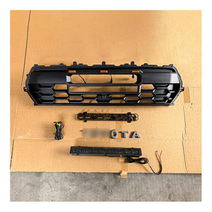 Maictop Offre Spéciale ABS noir mat Pare-chocs avant Grille de voiture pour Toyota <span class=keywords><strong>Tacoma</strong></span> Pickup Grill 2024 <span class=keywords><strong>TRD</strong></span> <span class=keywords><strong>PRO</strong></span> Grill - Product Image 5