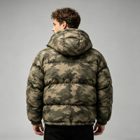 Veste d'hiver rembourrée pour homme OEM 800 Fill Down, à capuche, légère, respirante, thermique, pour l'extérieur