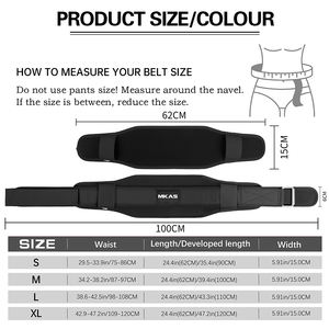 MKAS toptan Unisex Eva spor egzersiz salonu Powerliftng kemer kadınlar için adam özel Logo spor ağırlık kaldırma kemeri - Product Image 2
