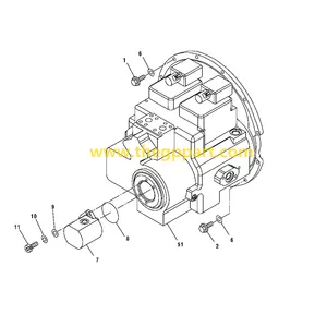 Main Pump R210lc-7 R220lc-7 Hydraulic Pump 31N610051 31N6-10051