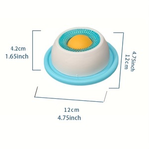 Gamelle interactive anti-éclaboussures et anti-ballonnements, enrichissante, moderne, de luxe, pastel, à alimentation lente pour chien - Product Image 6
