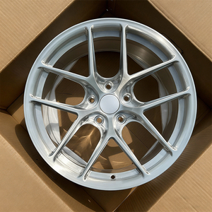 ล้อแม็กซ์อะลูมิเนียมอัลลอยด์ฟอร์จ ขนาด 18 19 20 นิ้ว 5x112 5x120 แบบสแต็กเกอร์ 6061 T6 สีเงินปัดเงา ลาย Y สปอค สำหรับ BMW M3 - Product Image 2