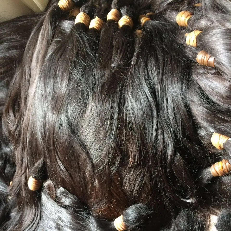 Натуральные необработанные натуральные густые волнистые волосы славянского типа, необработанные натуральные волосы, Необработанные brazilain девственных волос