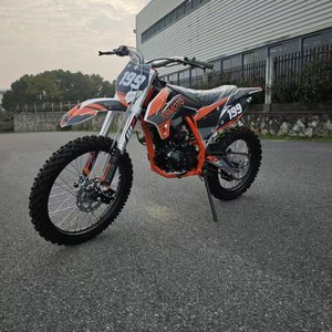 Kcj Lightweight All-terrain 250cc/300cc Gasoline Dirt <b>Bike</b> 4 Stroke <b>Engine</b> Start Adults Children Front Back Disc Brakes Chain - Product Image 2