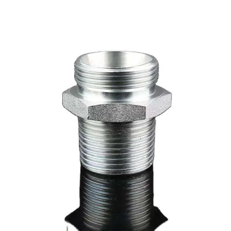 304 Stainless Steel Hex Nipple NPT Male PipeThreaded Pipe Fitting SUS304 1/2" Stainless Steel Hex Nipple